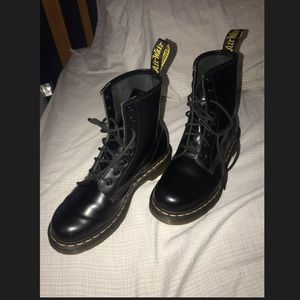 Black 1460 Doc Martins